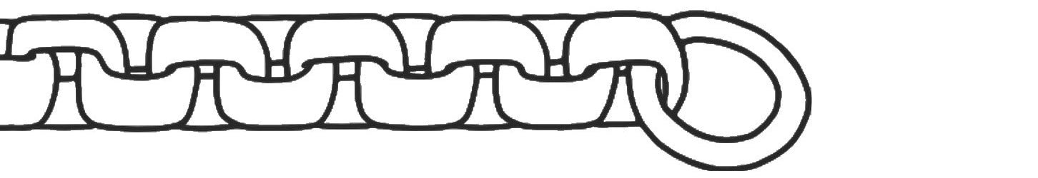 Sketch of Extra Heavy Box chain