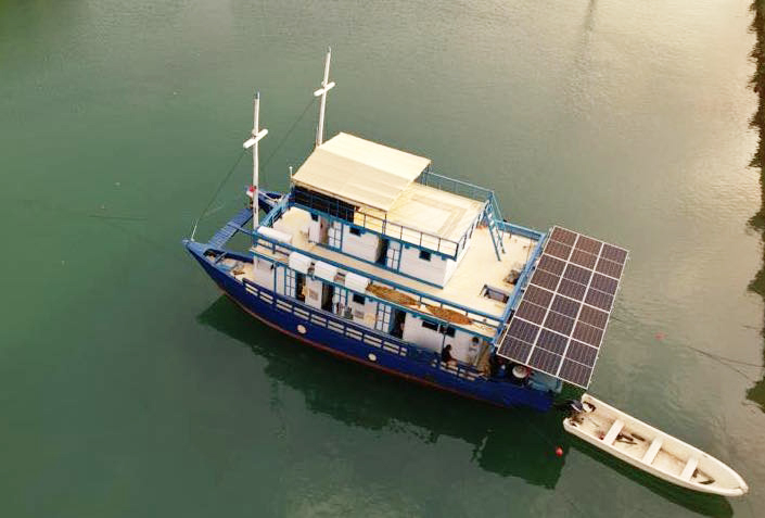 All aboard with Solar Power!