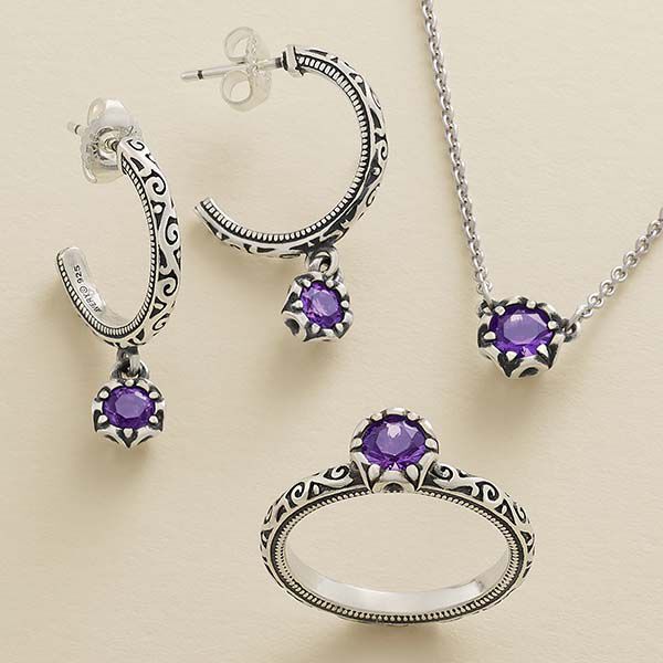 Birthstone jewelry designs from James Avery.