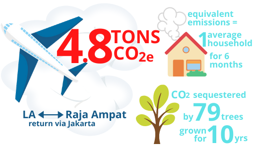 Carbon Footprint Visit Raja Ampat